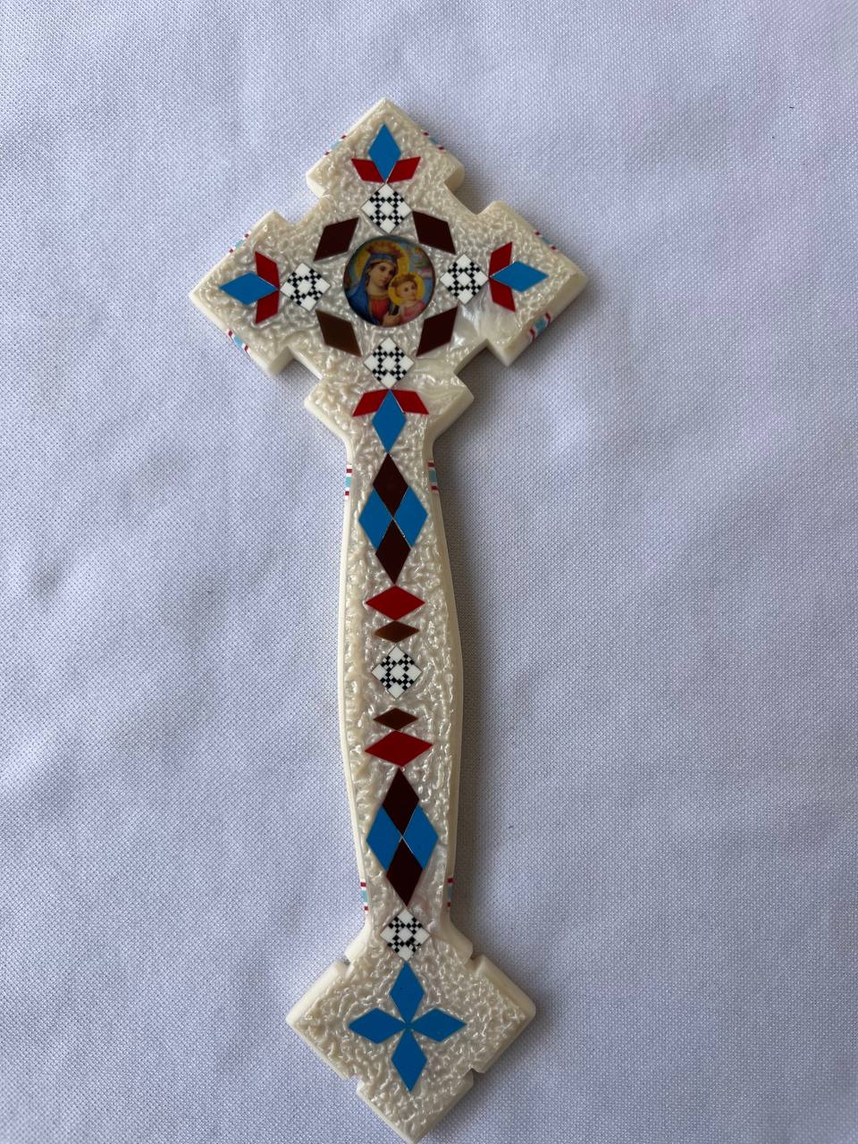 Hand Cross with Virgin Mary Icon