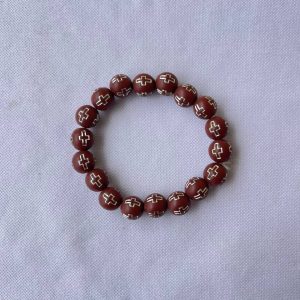 Beaded Cross Bracelet